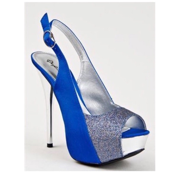 Qupid Shoes - QUPID platform peep toe pumps